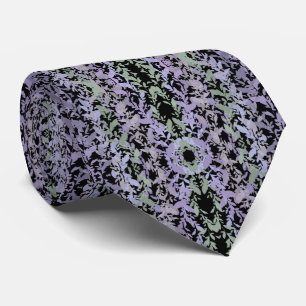 Corbata Dibujo de Patrón de Vid Rastrera Frondosa en Paste