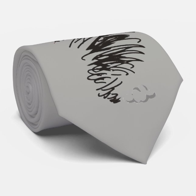 Corbata Dibujo del tornado (Enrollado)