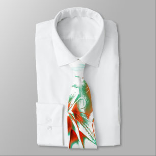 Corbata Dibujo en formas ruborizadas sobre textura de gran