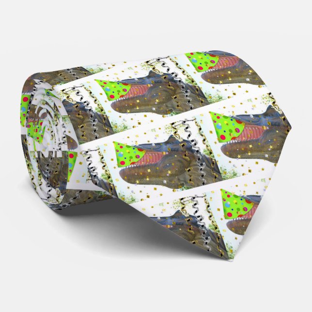 Corbata Dinosaurio Fiesta Animal (Enrollado)