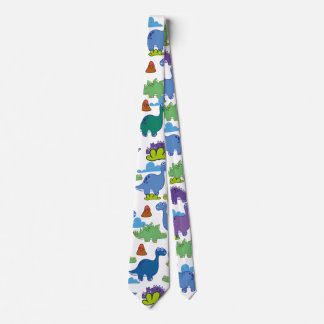 Corbata Dinosaurios Personalizados Cute