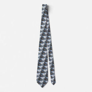Corbata Dinosaurios Vintage, Barapasaurus con nubes de tor