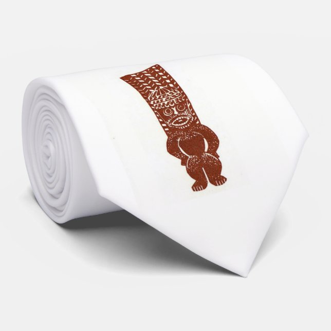 Corbata Dioses de Hawái (Enrollado)