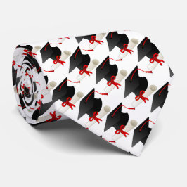 Corbata Diploma y casquillo de la graduación