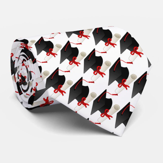 Corbata Diploma y casquillo de la graduación (Enrollado)