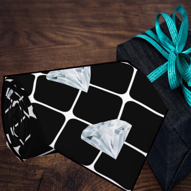 Corbata Diseñador elegante de lujo Diamond Bling (Subido por el creador)