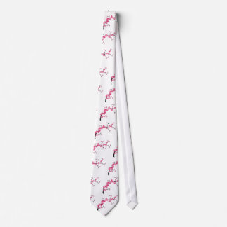 Corbata Diseño 1 del lazo de la rama de árbol de la flor