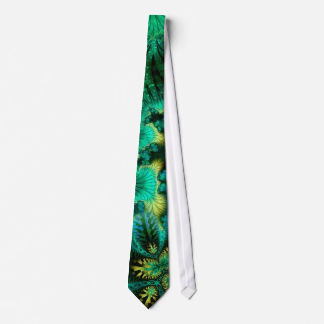 Corbata Diseño 8 del lazo del fractal (Anverso)
