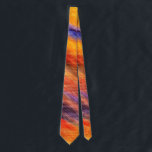 Corbata Diseño abstracto moderno de los colores del atarde<br><div class="desc">Colores abstractos al atardecer - Diseño MIGNED</div>