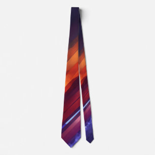 Corbata Diseño abstracto vibrante, sintético premium