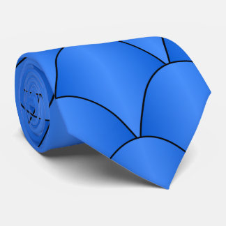 Corbata Diseño Art Deco Azul