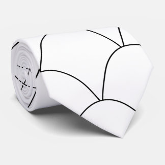 Corbata Diseño Art Deco Blanco