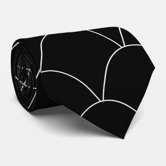 Corbata Diseño Art Deco Negro