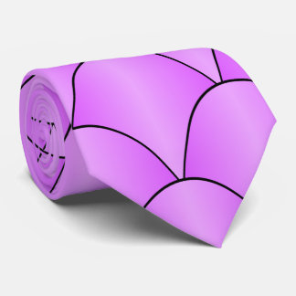 Corbata Diseño Art Decó Púrpura