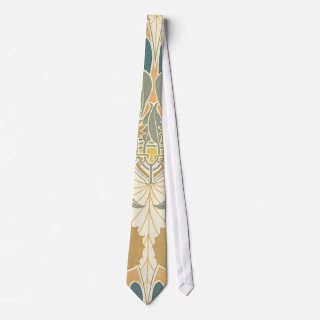 Corbata diseño art nouveau bold flora (Anverso)