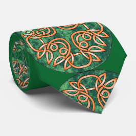 Corbata Diseño celta irlandés St. Patrick's Day Tie