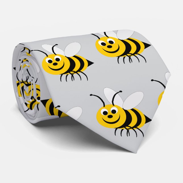 Corbata Diseño de abeja (Enrollado)