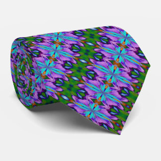 Corbata Diseño de abstracto verde turquesa púrpura