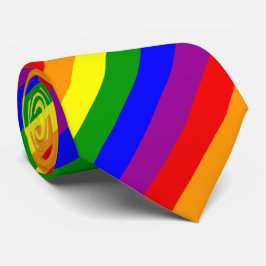 Corbata Diseño de arcoiris colorido