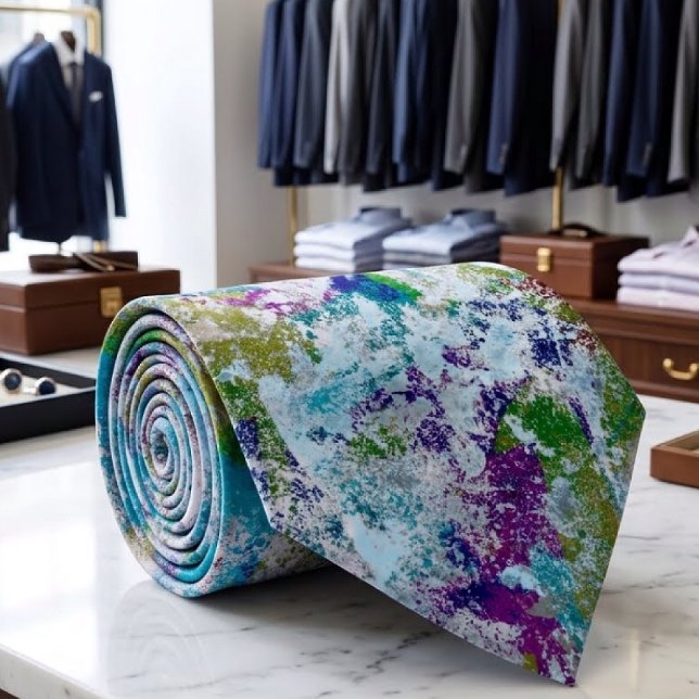 Corbata Diseño de arte abstracto original moderno único en (Subido por el creador)