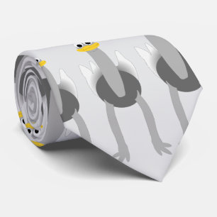 Corbata Diseño de avestruz