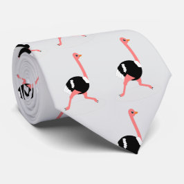 Corbata Diseño de avestruz