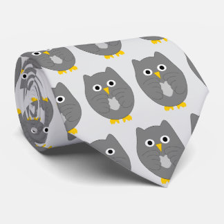 Corbata Diseño de búho