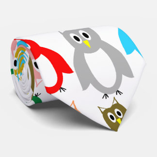Corbata Diseño de búho