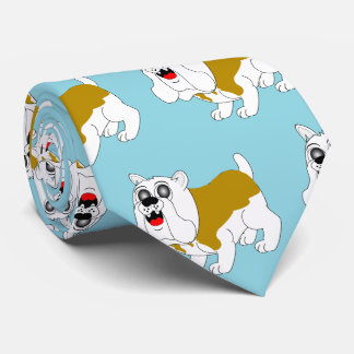 Corbata Diseño de Bulldog británico