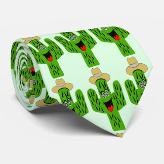 Corbata Diseño de Cactus