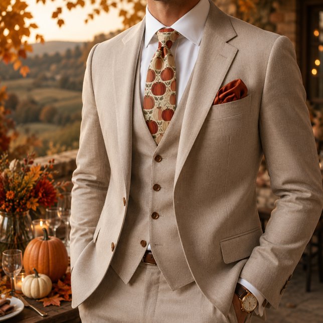 Corbata Diseño de calabaza estilo boho (Subido por el creador)