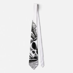 Corbata - Diseño de Calavera