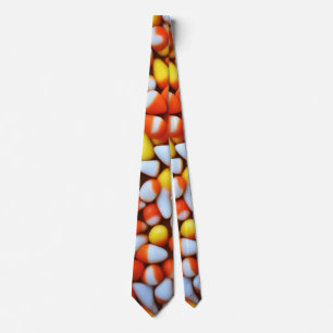 Corbata Diseño de Candy Corn