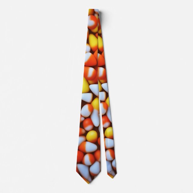 Corbata Diseño de Candy Corn (Anverso)