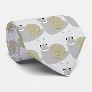 Corbata Diseño de caracol Fondo de cualquier color