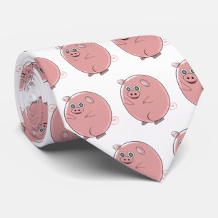 Corbata Diseño de cerdos