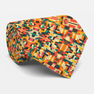 Corbata Diseño de colores mezclados personalizados