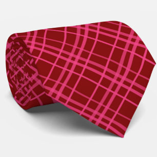 Corbata Diseño de Cuadro de Cuadricula de Verificación Ros