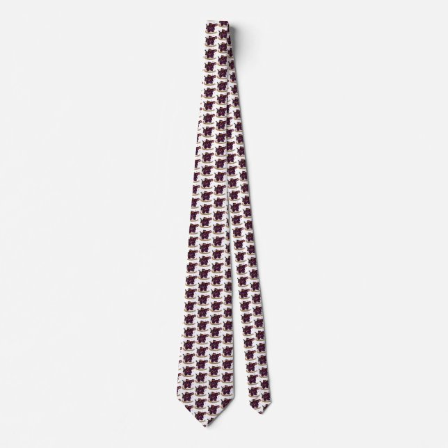 Corbata Diseño de dados de bloqueo (Anverso)