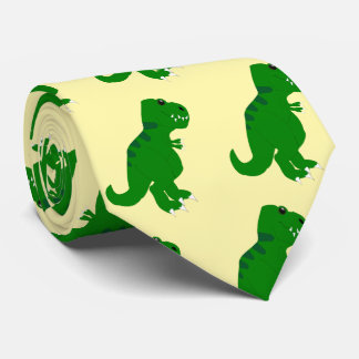 Corbata Diseño de dinosaurios T-Rex