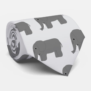 Corbata Diseño de elefante