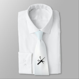 Corbata Diseño de esteticista azul