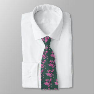 Corbata Diseño de flores de cerezo - empate