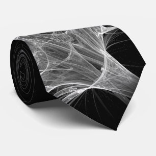 Corbata Diseño de fractal de telaraña