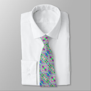 Corbata Diseño de fragmentos coloridos lindos