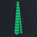 Corbata Diseño de franjas azules y verdes<br><div class="desc">Líneas horizontales de franjas azules y verdes sin inconvenientes Patrón de repetición Diseño Imprimir fondo</div>