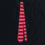 Corbata Diseño de franjas rosadas rojas maroon<br><div class="desc">Maroon rayas rojas oscuras y rosas patrón de repetición horizontal sin costura Diseño</div>