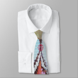Corbata diseño de gemaltes Hippie Batik