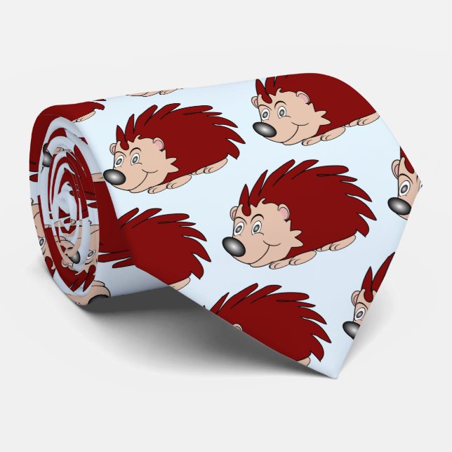 Corbata Diseño de Hedgehog (Enrollado)