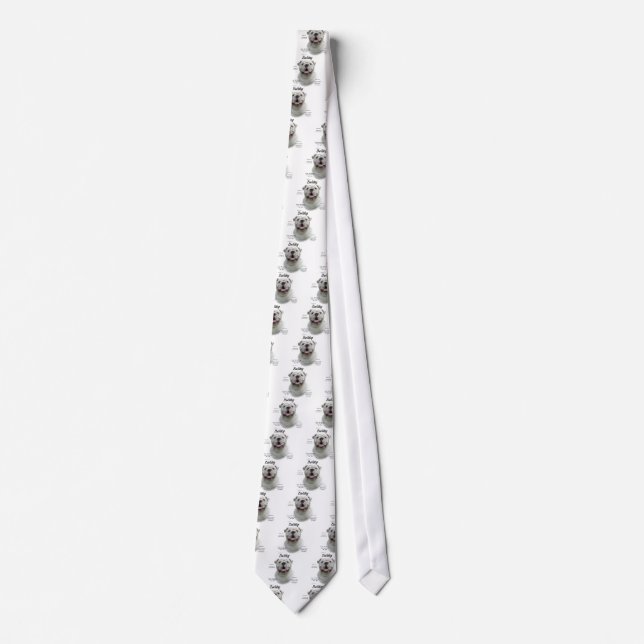 Corbata Diseño de historial de bulldoges (Anverso)